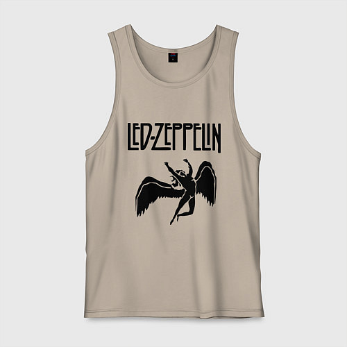 Мужская майка Led Zeppelin / Миндальный – фото 1
