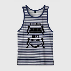 Мужская майка Best friends