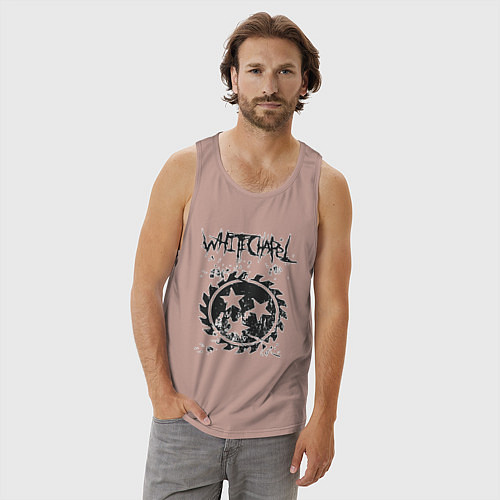 Мужская майка Whitechapel / Пыльно-розовый – фото 3
