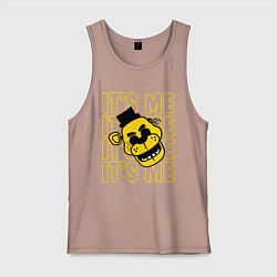 Майка мужская хлопок It's me Freddy, цвет: пыльно-розовый