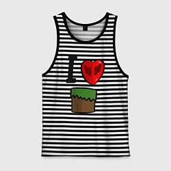 Мужская майка I love Dilleron