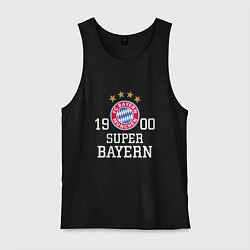 Майка мужская хлопок Super Bayern 1900, цвет: черный