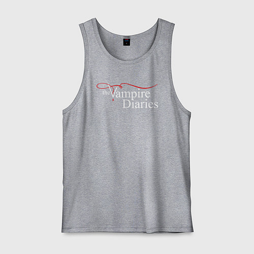 Мужская майка The Vampire Diaries / Меланж – фото 1