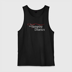 Майка мужская хлопок The Vampire Diaries, цвет: черный
