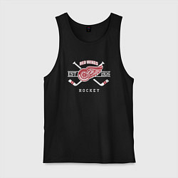 Майка мужская хлопок Detroit Red Wings: Est.1926, цвет: черный