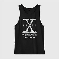 Майка мужская хлопок X-Files: Truth is out there, цвет: черный