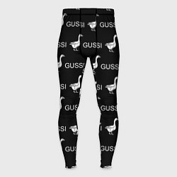 Тайтсы мужские GUSSI: Black Pattern, цвет: 3D-принт