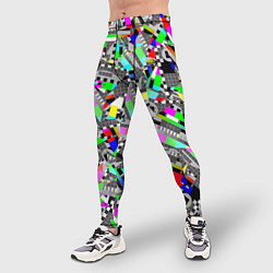 Тайтсы мужские Экран профилактики, цвет: 3D-принт — фото 2