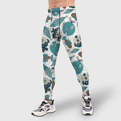 Тайтсы мужские Экзотическая рыба морей, цвет: 3D-принт — фото 2