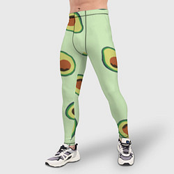 Тайтсы мужские АВОКАДО, цвет: 3D-принт — фото 2