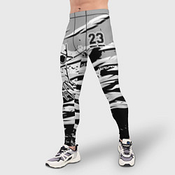 Тайтсы мужские Michael Jordan 23, цвет: 3D-принт — фото 2