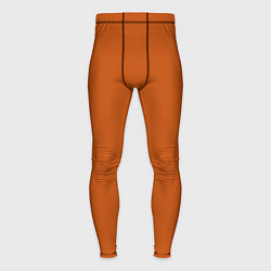 Тайтсы мужские Радуга v6 - оранжевый, цвет: 3D-принт