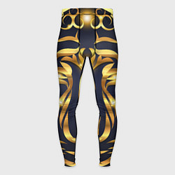 Тайтсы мужские Золотой символ года Тигр, цвет: 3D-принт