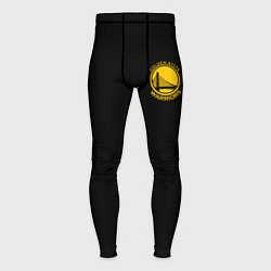 Мужские тайтсы GOLDEN STATE WARRIORS BLACK STYLE