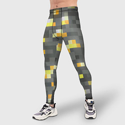 Тайтсы мужские Золотая руда - Minecraft, цвет: 3D-принт — фото 2