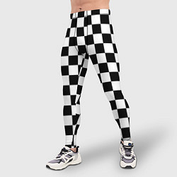 Тайтсы мужские Chess Squares Cubes, цвет: 3D-принт — фото 2