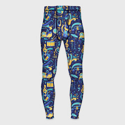 Мужские тайтсы Музыкальные Инструменты Музыкант