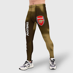 Тайтсы мужские АРСЕНАЛ Arsenal Football Огонь, цвет: 3D-принт — фото 2