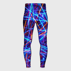 Тайтсы мужские Neon pattern Fashion 2055, цвет: 3D-принт