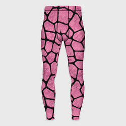 Тайтсы мужские Шерсть розового жирафа, цвет: 3D-принт