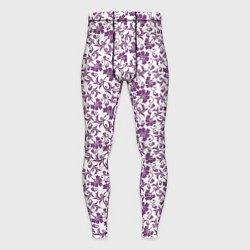 Мужские тайтсы Фиолетовая гжель