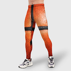 Тайтсы мужские Баскетбольный мяч текстура, цвет: 3D-принт — фото 2