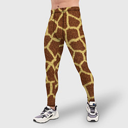 Тайтсы мужские Текстура жирафа, цвет: 3D-принт — фото 2