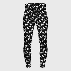 Мужские тайтсы B A P black n white pattern