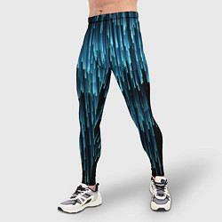 Тайтсы мужские Falling rays, цвет: 3D-принт — фото 2