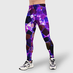 Тайтсы мужские Разноцветные воздушные кубики, цвет: 3D-принт — фото 2
