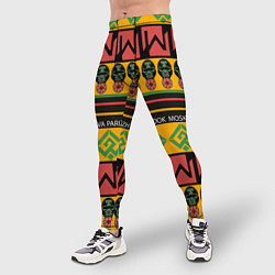 Тайтсы мужские Цвета африки, цвет: 3D-принт — фото 2