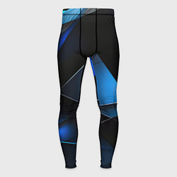 Мужские тайтсы Blue black texture