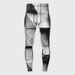 Тайтсы мужские Каменные плиты и обман зрения, цвет: 3D-принт