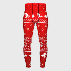 Мужские тайтсы Свитер с драконами - паттерн