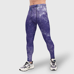 Тайтсы мужские Абстракция - violet color background, цвет: 3D-принт — фото 2