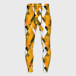 Мужские тайтсы White and yellow shapes