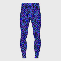 Тайтсы мужские Паттерн витражной мозаики, цвет: 3D-принт