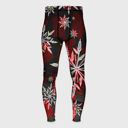 Мужские тайтсы Рождественские снежинки