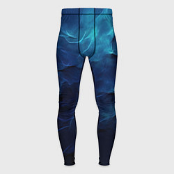 Мужские тайтсы Абстрактные волны глубины