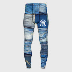 Мужские тайтсы Patchwork - New York yankees baseball team