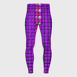 Тайтсы мужские Фиолетовые плитки, цвет: 3D-принт