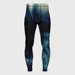Тайтсы мужские Абстрактный тёмно-синий, цвет: 3D-принт