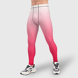 Тайтсы мужские Розовый градиент, цвет: 3D-принт — фото 2