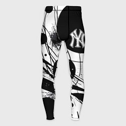Тайтсы мужские New York Yankees baseball team - abstraction, цвет: 3D-принт
