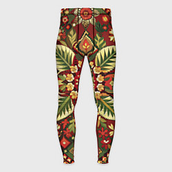 Мужские тайтсы Русские классические узоры и орнамент