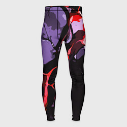 Тайтсы мужские Красный разлом в камне, цвет: 3D-принт