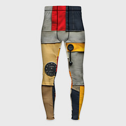 Мужские тайтсы Ретро пэчворк
