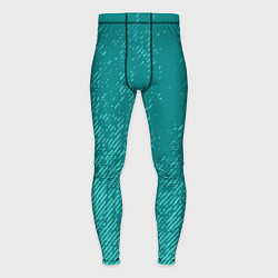 Мужские тайтсы Джинс с потертостями-зеленый