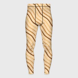 Тайтсы мужские Мягкие волны, цвет: 3D-принт