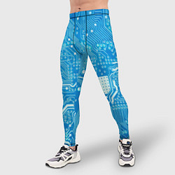 Тайтсы мужские Системная плата, цвет: 3D-принт — фото 2